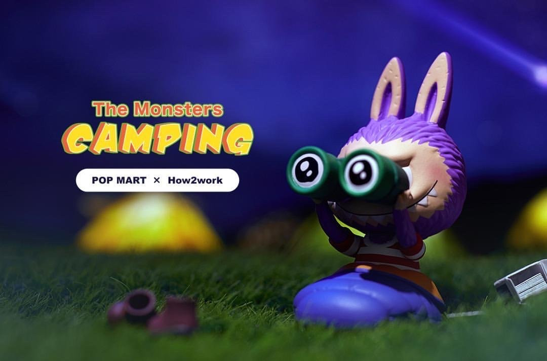 The Monsters Camping Labubu Mini Series Blind Box by Kasing Lung