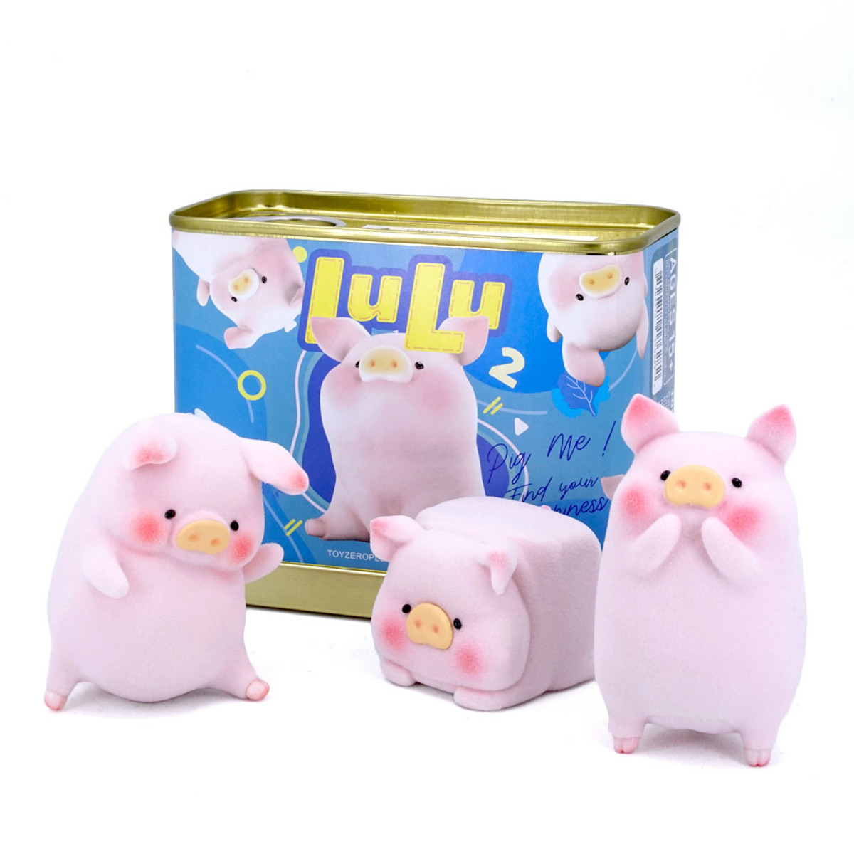 LuLu The Piggy The Original 2nd Series Can of 3 by Cici's