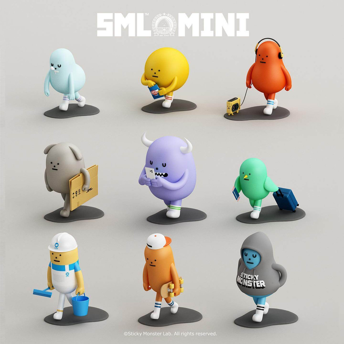 Sticky Monster Lab Mini-Figure Walking Series Blind Box