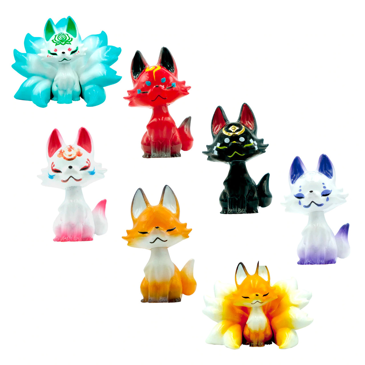 Tsubomi Fox Keychain Blind Box - myplasticheart