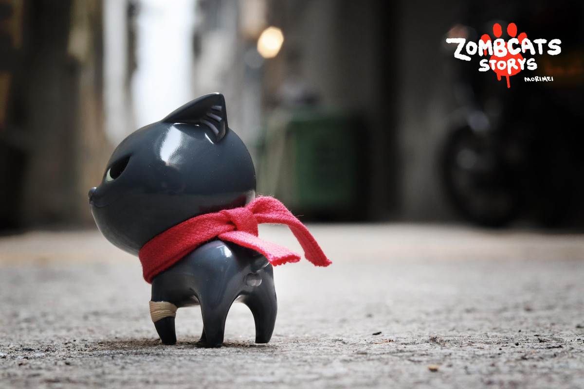 Morimeiworks ZOMBCATS フィギュア Zombcat Miru by Morimei - myplasticheart