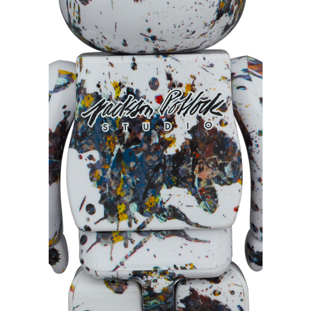 Be@rbrick 400% and 100% Jackson Pollock Studio (SPLASH)