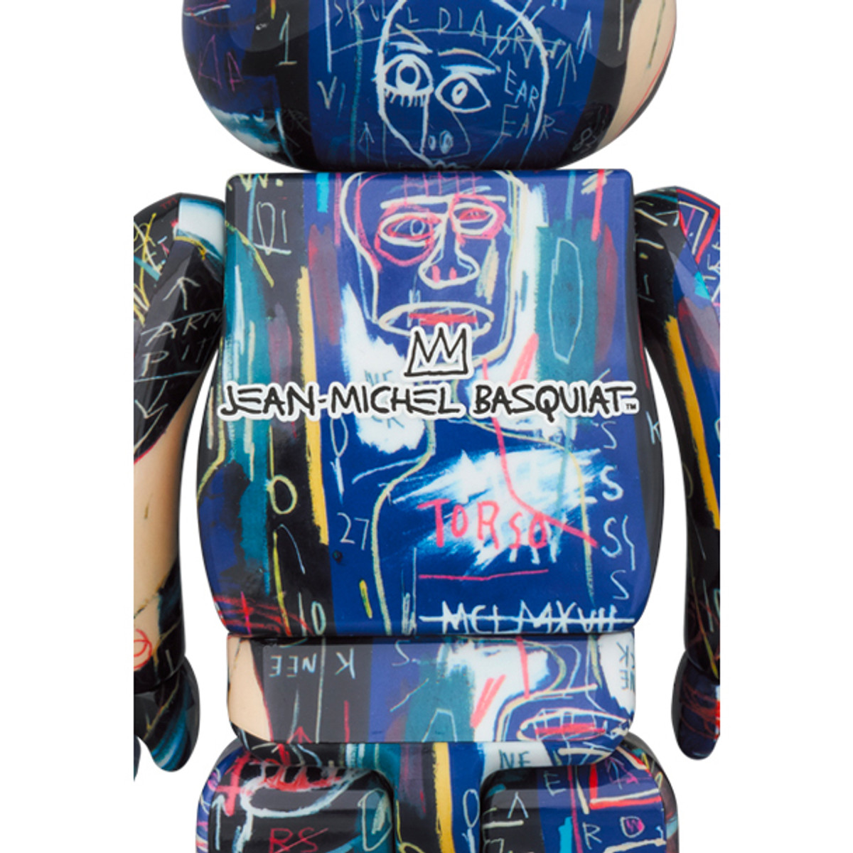 Be@rbrick 400% and 100% Jean-Michel Basquiat #7 - myplasticheart