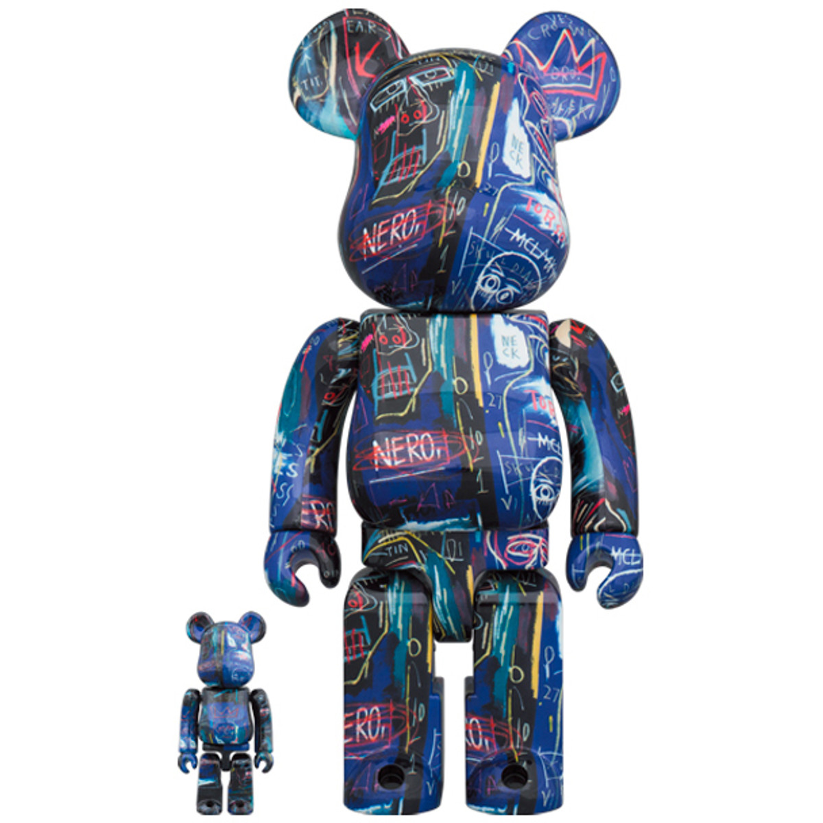 Be@rbrick 400% and 100% Jean-Michel Basquiat #7