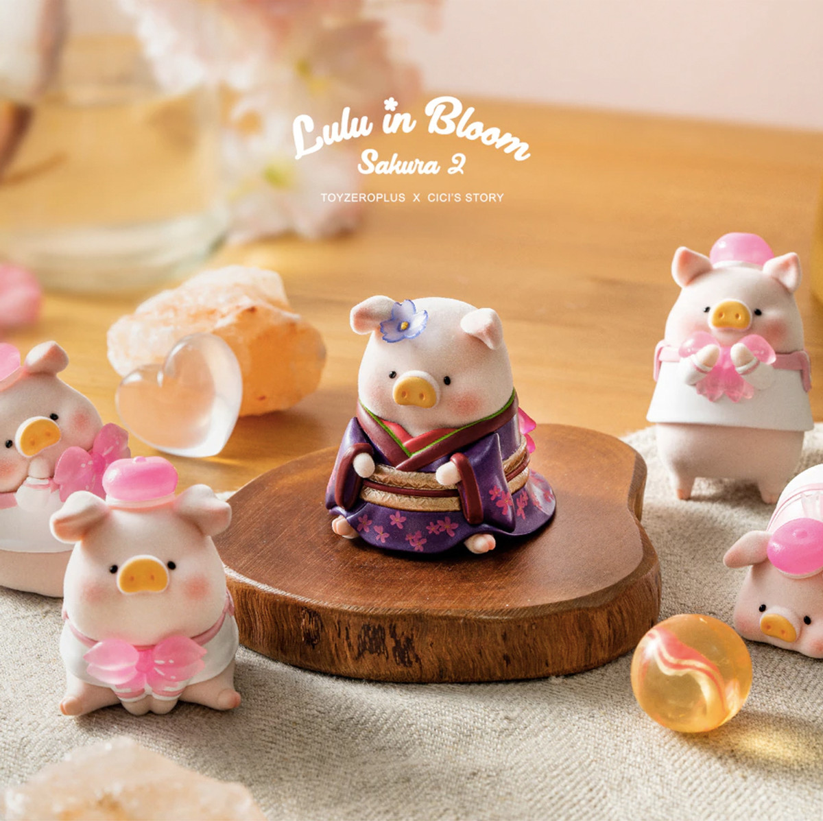 Lulu the Piggy Sakura Series 2 Blind Box PRE-ORDER SHIPS APR 2023