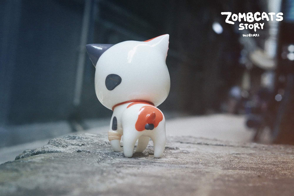 POH × ZOMBCATS MORIMEI WORKS ソフビ 末日日常猫 Morimei Zombcat by