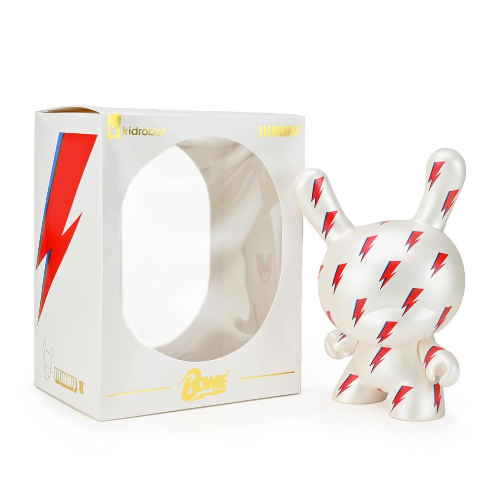 Dunny 8 inch David Bowie ICON Lightning Bolt - myplasticheart