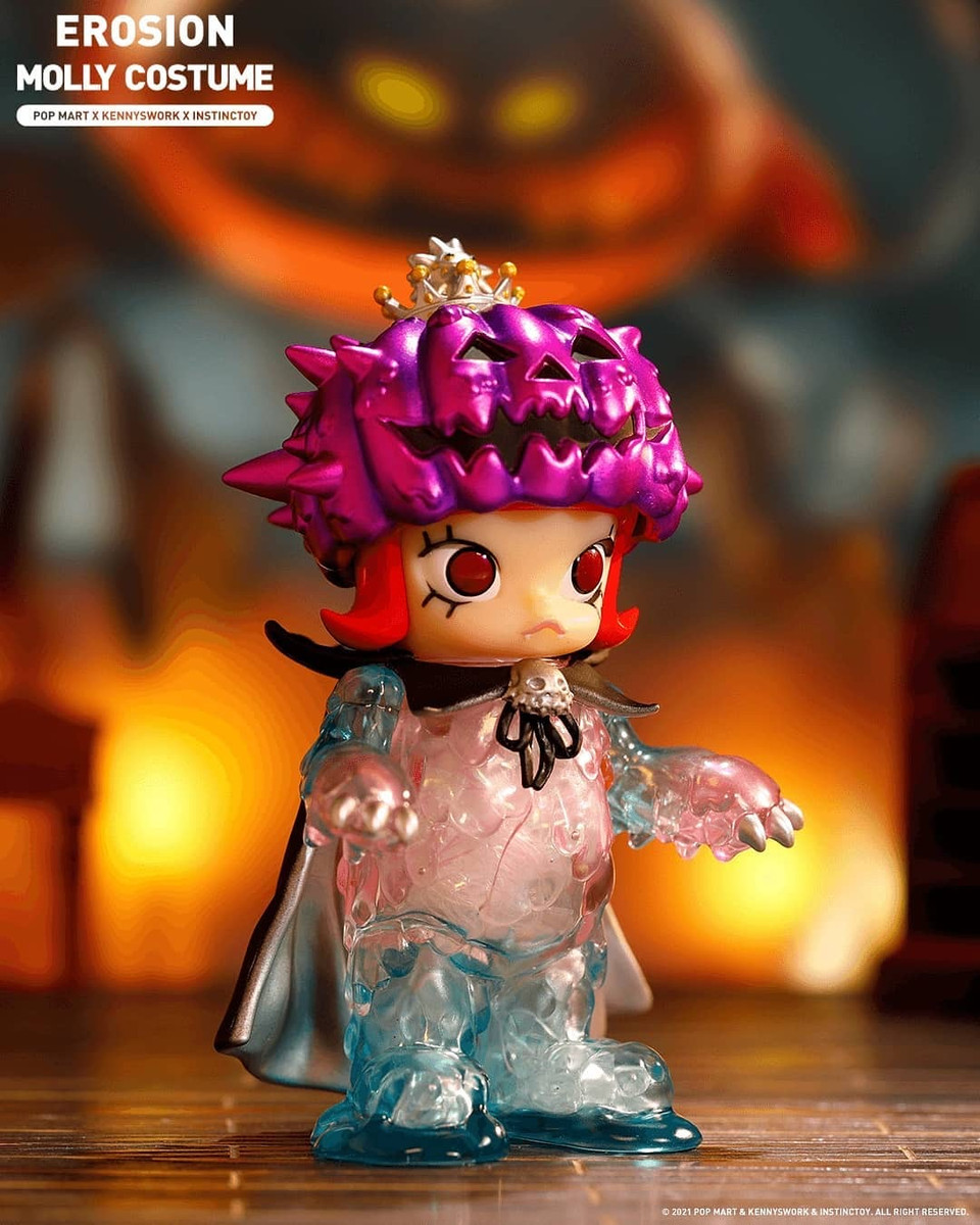 【得価超歓迎】レアカラー KENNYSWORK x INSTINCTOY × POP MART Erosion Molly Costume Halloween inc インスティンクトイ モーリー フィギュア 一般