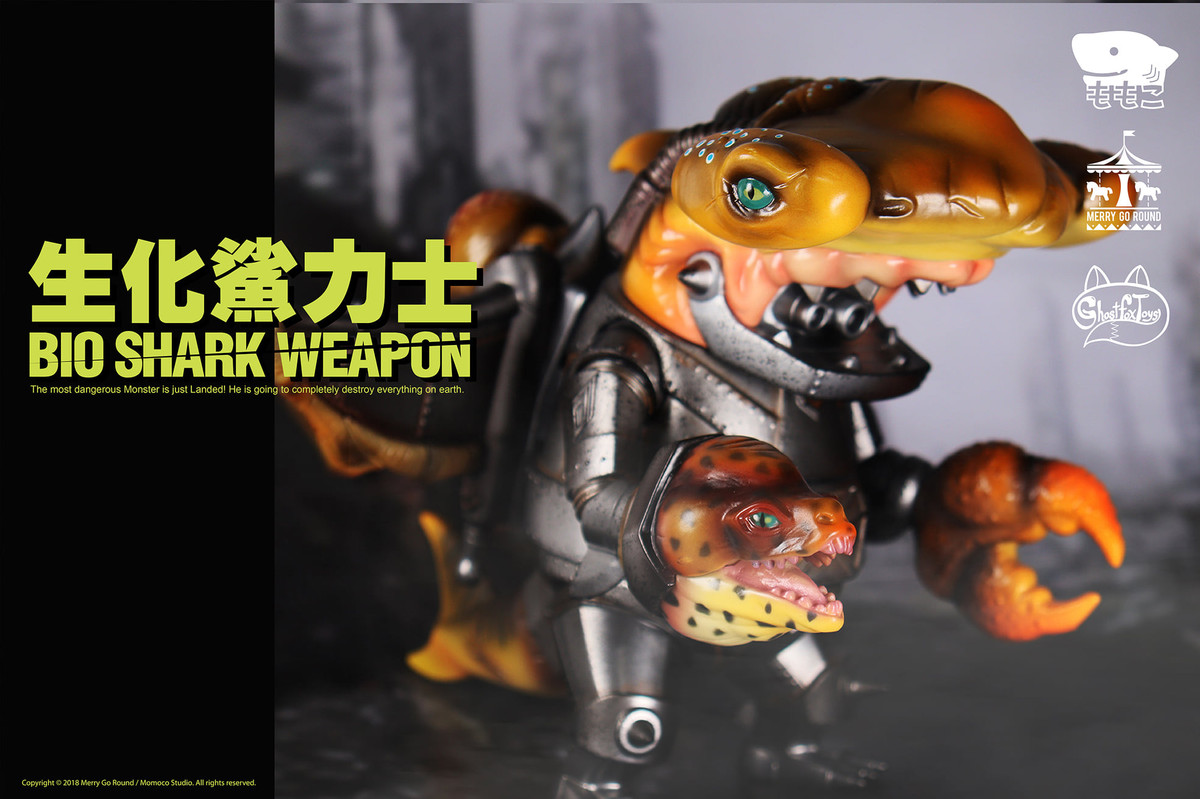 Bio Shark Weapon by Momoco X Ghost Fox Toys PRE-ORDER SHIPS LATE