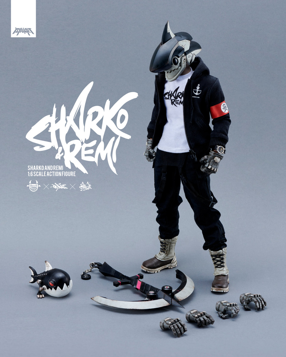 Sharko & Remi 1:6 Scale Action Figure by Devil Toys x Chk Dsk x Quiccs  PRE-ORDER SHIPS Q2 2022