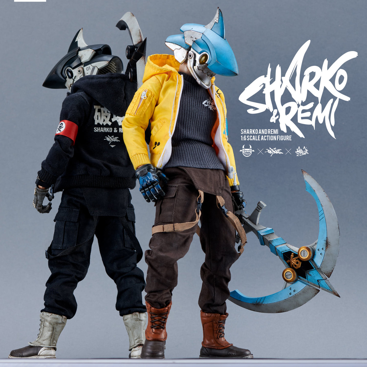 Sharko & Remi 1:6 Scale Action Figure by Devil Toys x Chk Dsk x Quiccs  PRE-ORDER SHIPS Q2 2022