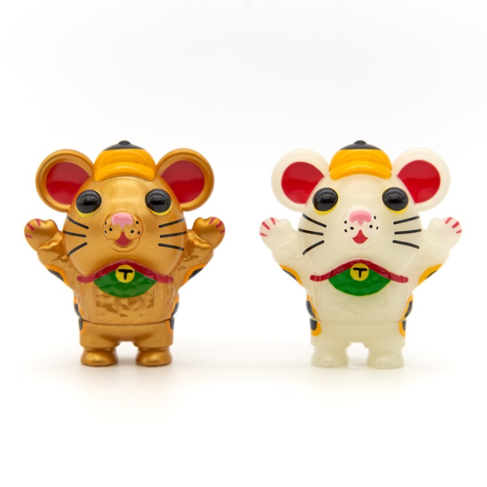 Don't Cry in the morning toy FukuBearクリア Raise Up Your Hands (R.U.Y.H.) Fuku Bear Lucky Cat by Don't Cry In