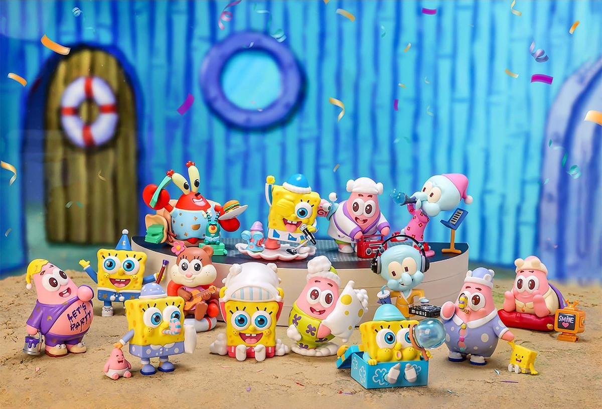 Spongebob Squarepants Pajamas Party Series Blind Box - myplasticheart
