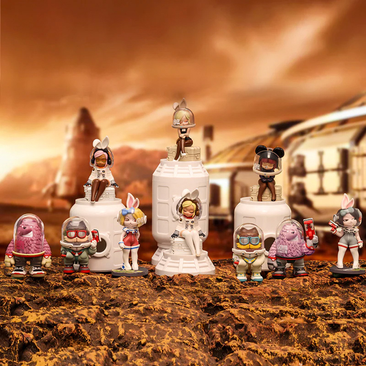 ソフビ　BOMO IN LOVE nomal color / BOKI SpaceHOOD Blind Box by CooLABO - myplasticheart