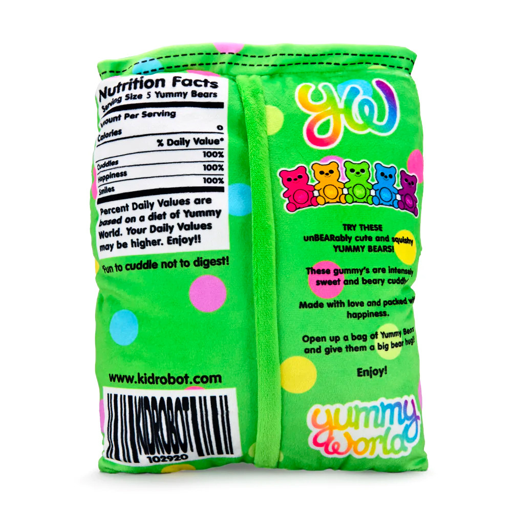 Yummy World Yummy Bears 10 inch Interactive Plush - myplasticheart