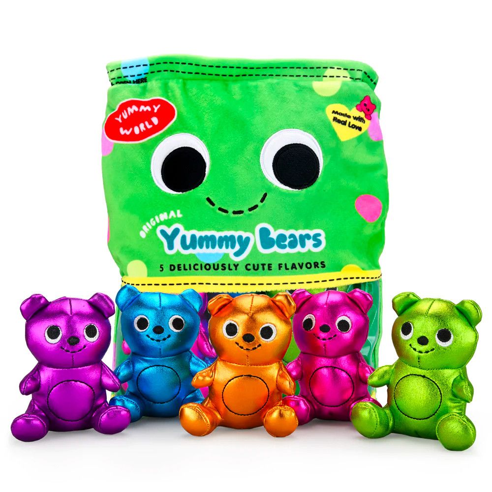 Yummy World Yummy Bears 10 inch Interactive Plush - myplasticheart