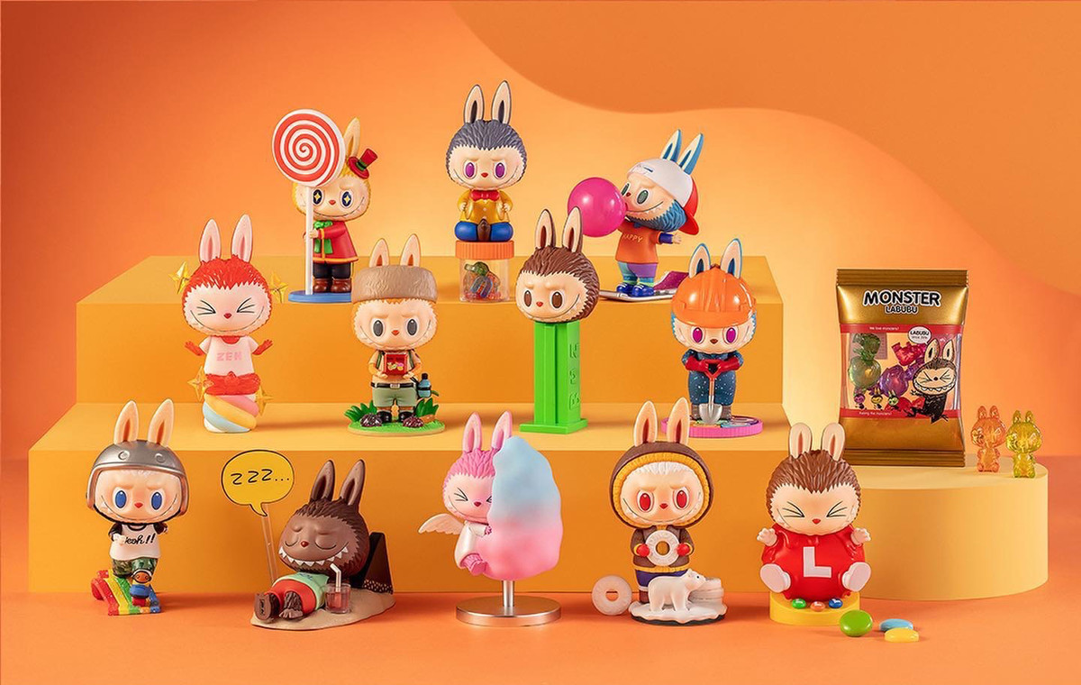 廃盤　POP MART THE MONSTERS Candyシリーズ 1BOX The Monsters Candy Blind Box by Kasing Lung - myplasticheart