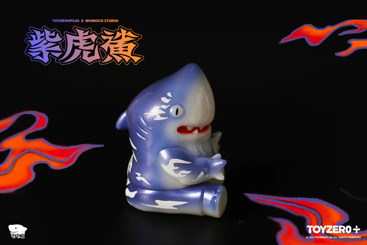 Purple Tiger Shark - myplasticheart