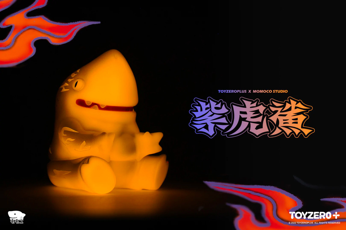 Purple Tiger Shark - myplasticheart