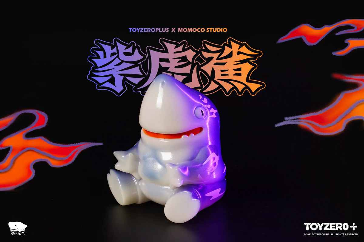 Purple Tiger Shark - myplasticheart