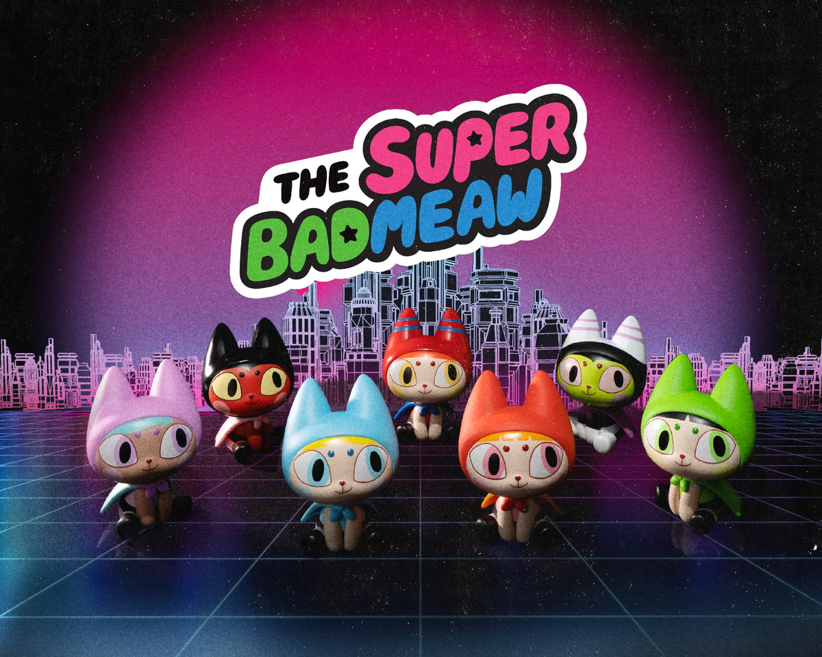 The Super Badmeaw Blind Box by Mueanfun Sapanake - myplasticheart