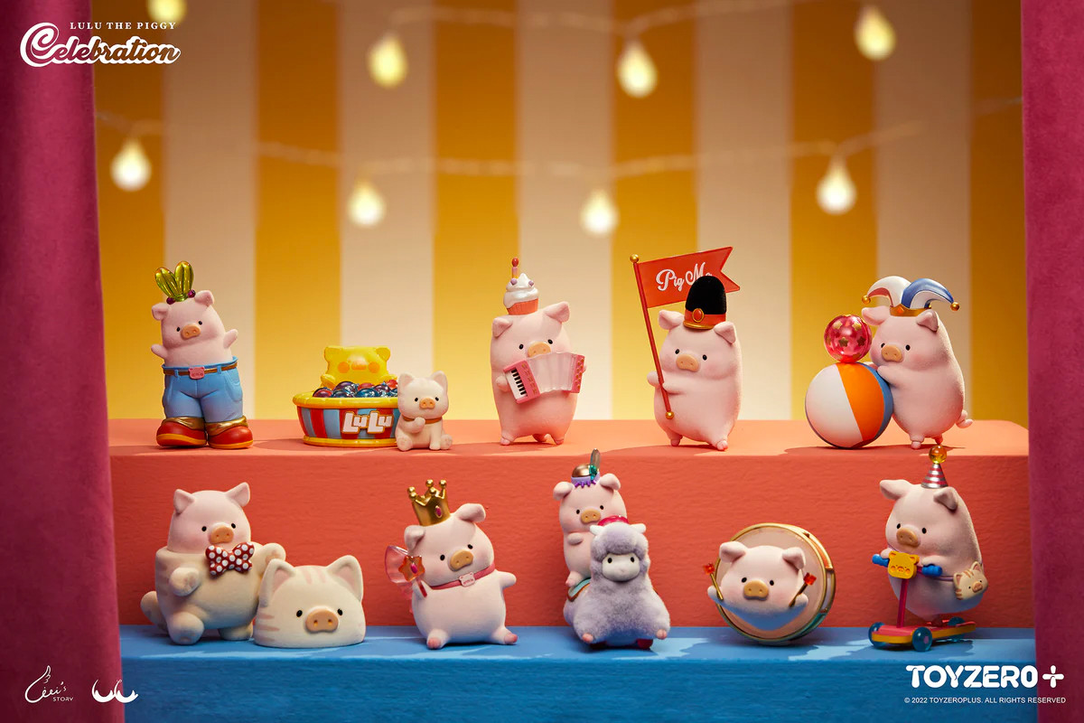 Lulu the Piggy Celebration by Cici's Story - myplasticheart