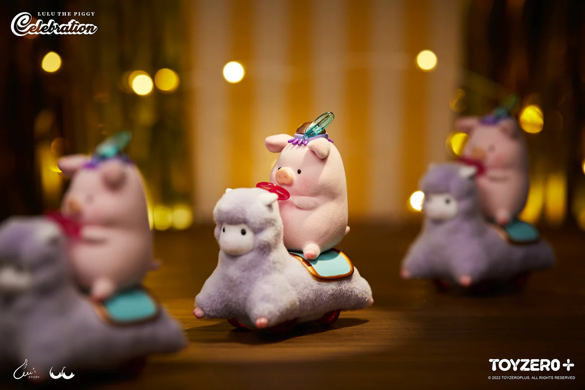 Lulu the Piggy フィギュア 3体セット LuLu-the-Piggy-x-MOSTown-x-