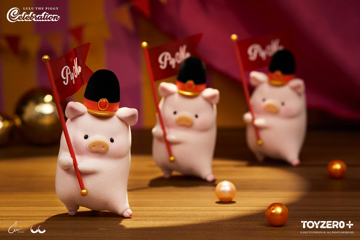 Lulu the Piggy フィギュア 3体セット LuLu-the-Piggy-x-MOSTown-x-