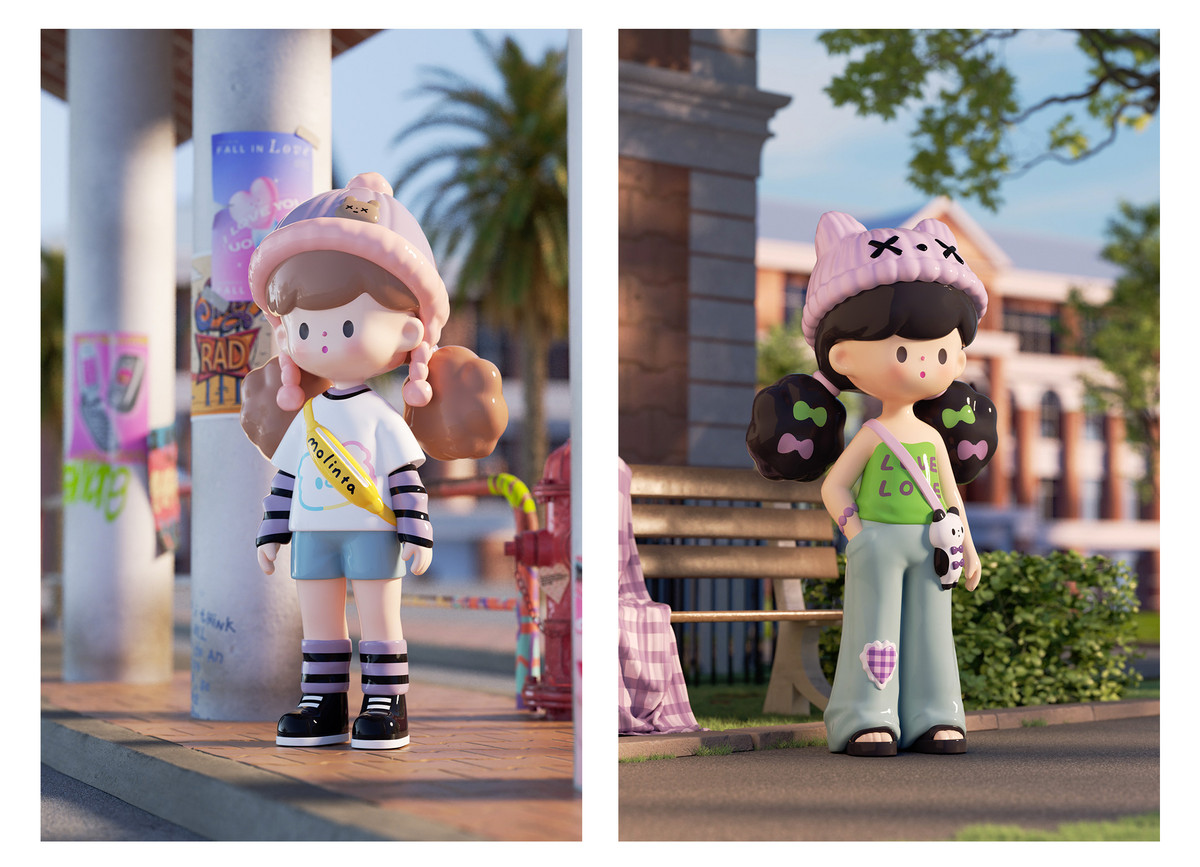 キャラクターグッズ molinta Molinta Gossip Club Series Blind Box by zhuodawang