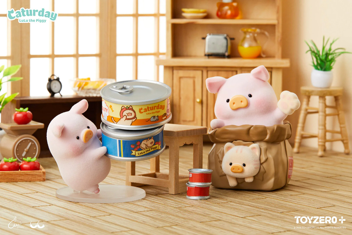 新品未開封 Lulu the piggy catur day CATURDAY LuLu The Piggy PAPER BAG *USA ONLY TOYZEROPLUS Art