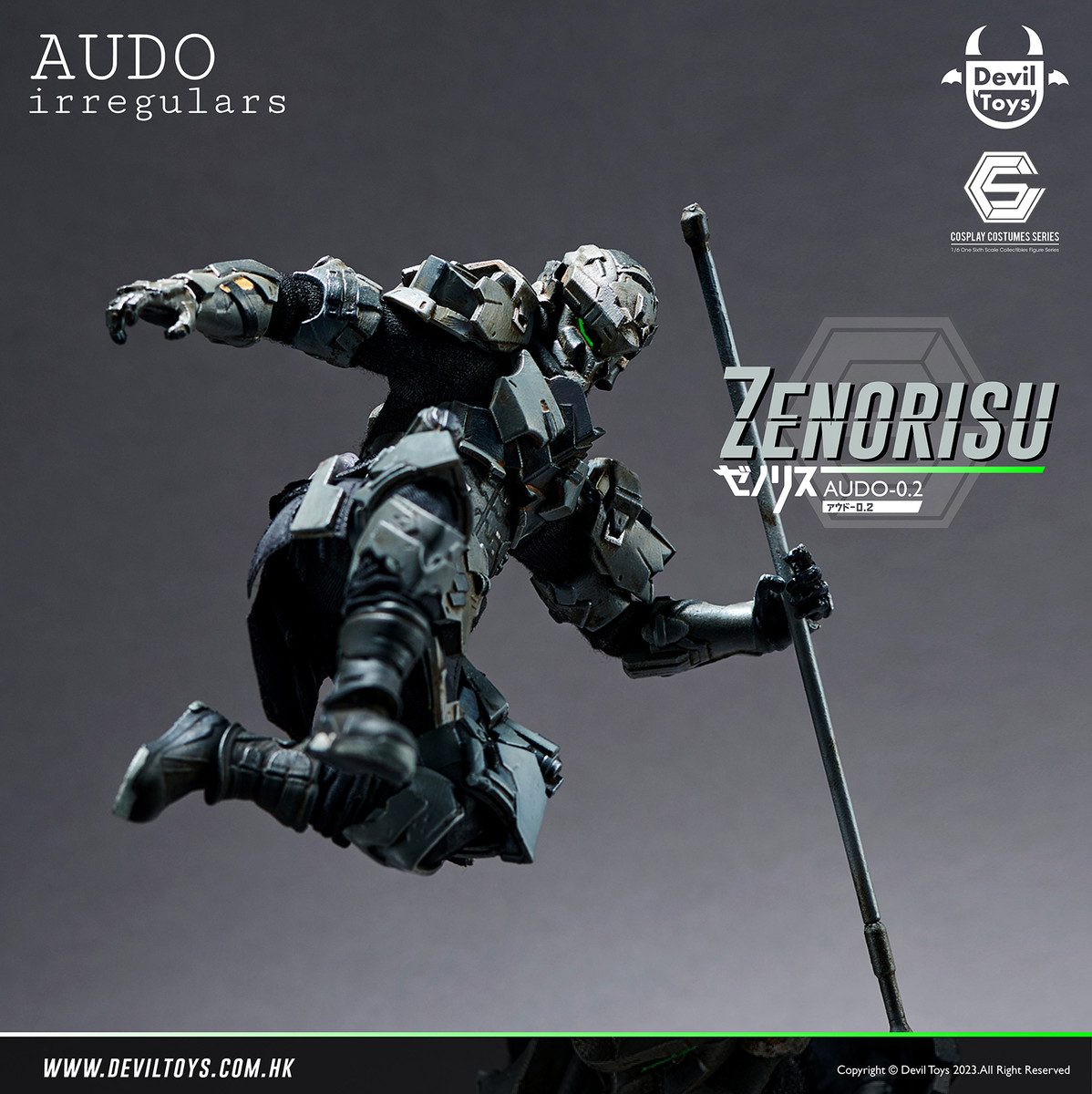 Zenorisu 1:12 Collectible Figure by AUDOirregulars PRE-ORDER SHIPS Q1 2024