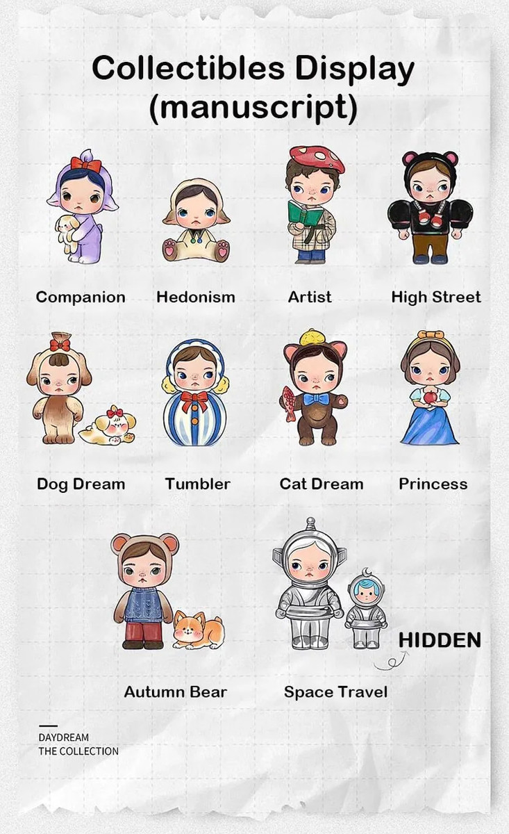 Daydream the Collection Series Blind Box by Mizan Studio