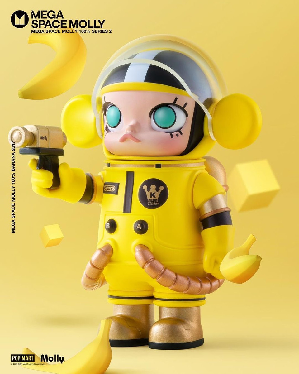 100% Mega Space Molly Series 2-B Blind Box by Kenny Wong - myplasticheart