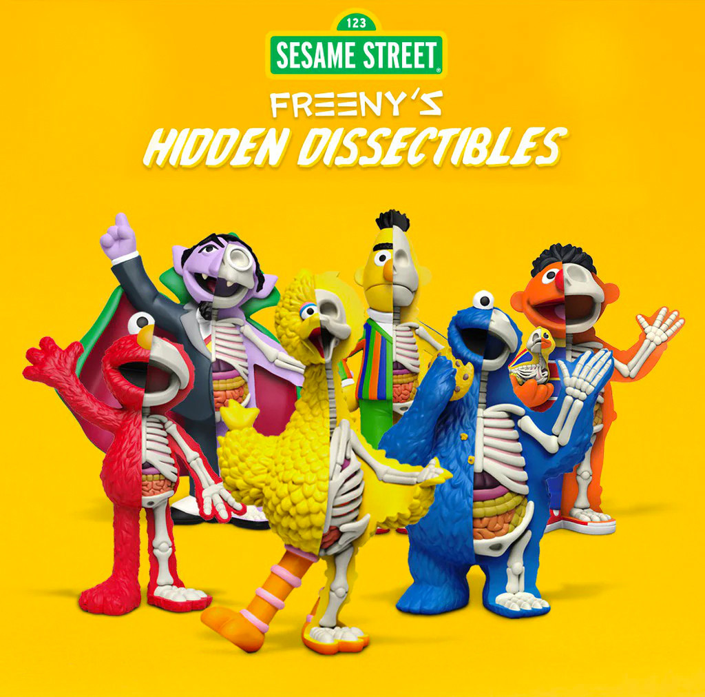 Freeny's Hidden Dissectibles Sesame Street Blind Box by Jason