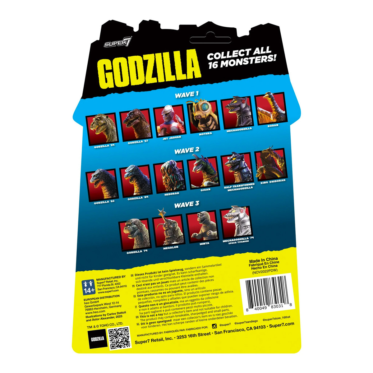 Toho ReAction Figure Wave 3 Godzilla '74 - myplasticheart
