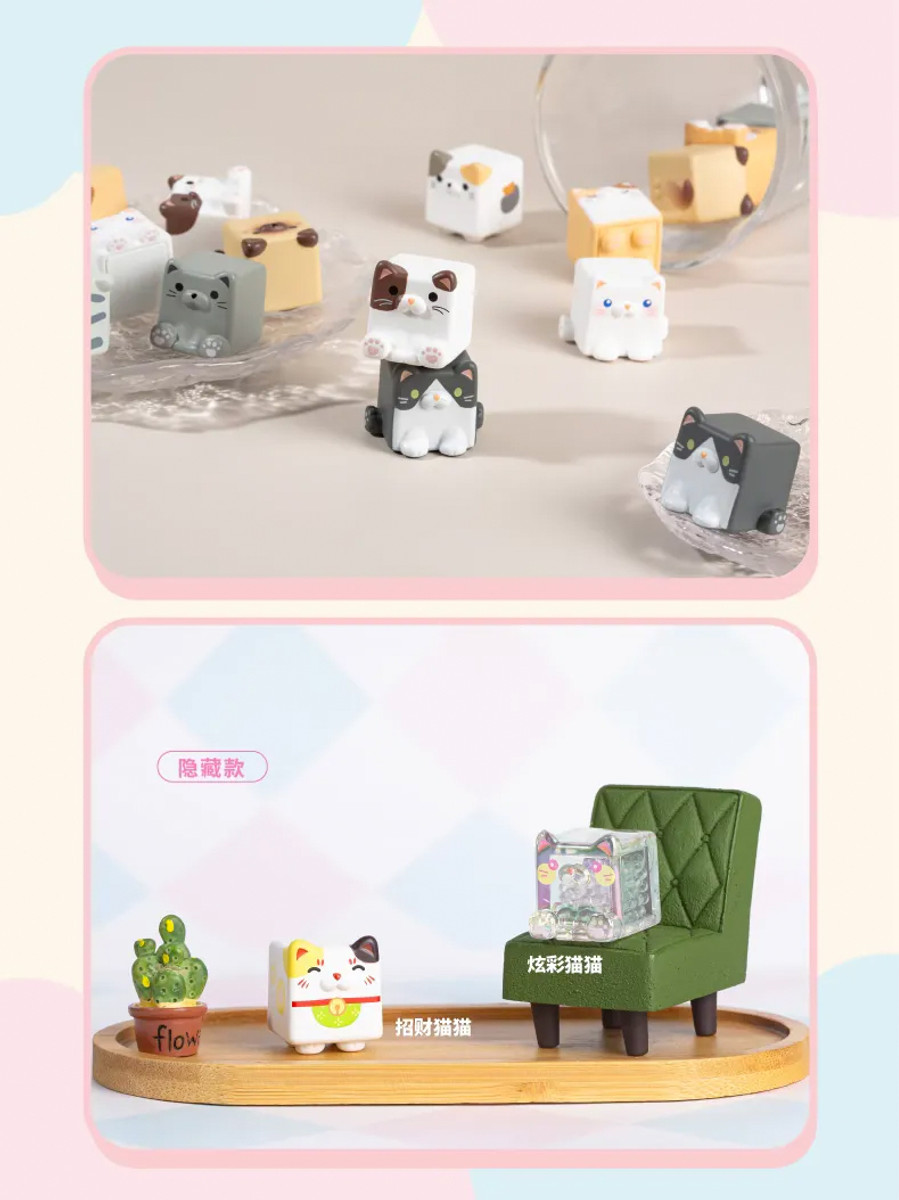 VOI SQUARE CAT （ボイスク） / Remember Square Cats Blind Bag - myplasticheart