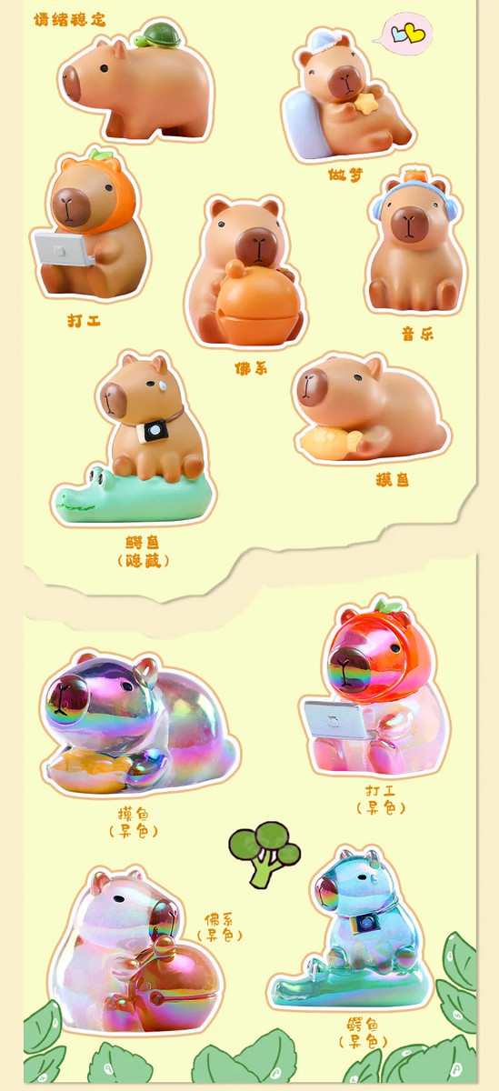 KAPIBARA Kapibara the Capybara Blind Box - myplasticheart