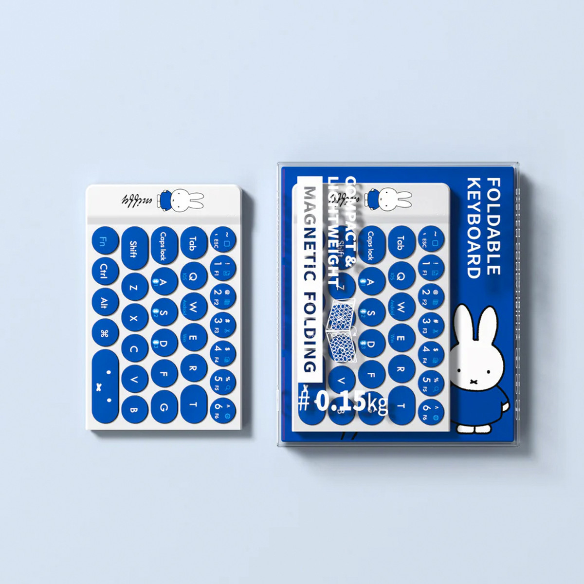 ミッフィー　miffy foldable keyboard Mipow X Miffy SLIM-FOLD Foldable Wireless Bluetooth Keyboard