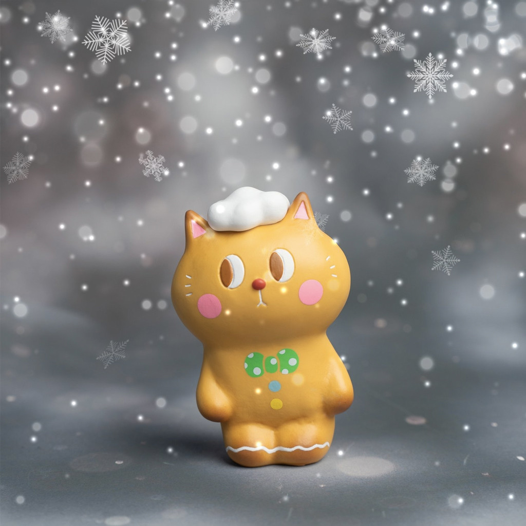 Kiyo Neko Christmas by Helen Tam - myplasticheart