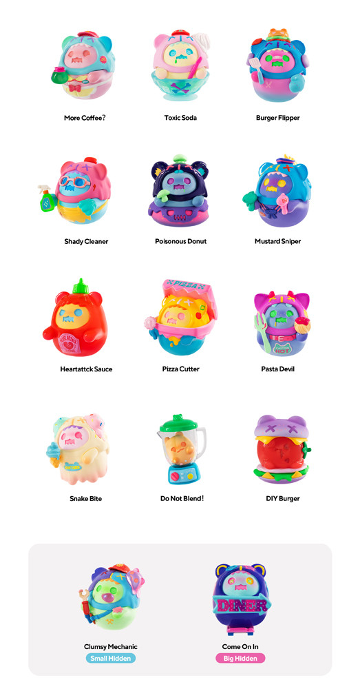 Shinwoo Ghost Diner Blind Box by Shin Woojung - myplasticheart