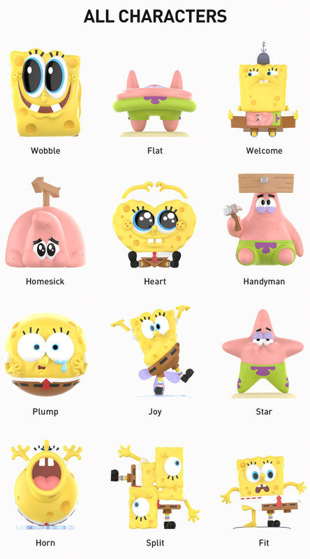 Spongebob Squarepants Daily Quirks Series Blind Box - myplasticheart