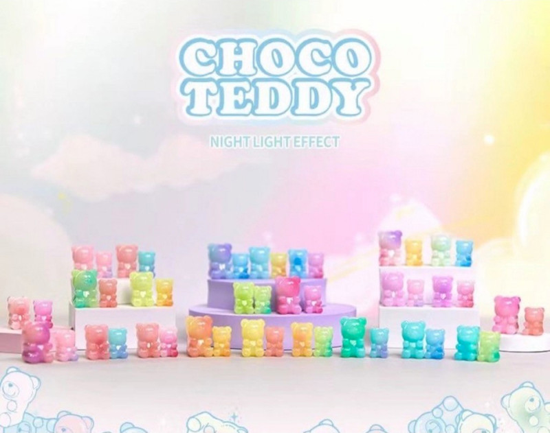 Choco Teddy Night Light Effect Blind Box