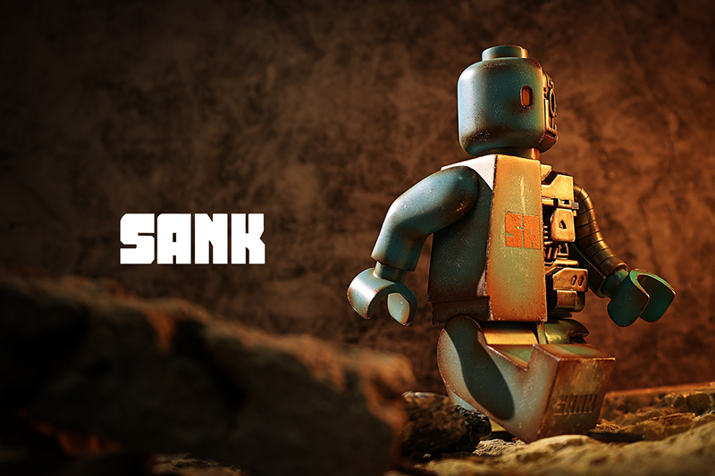 Sank Block Builder Blues by Sank Toys PRE-ORDER SHIPS Q4 2024