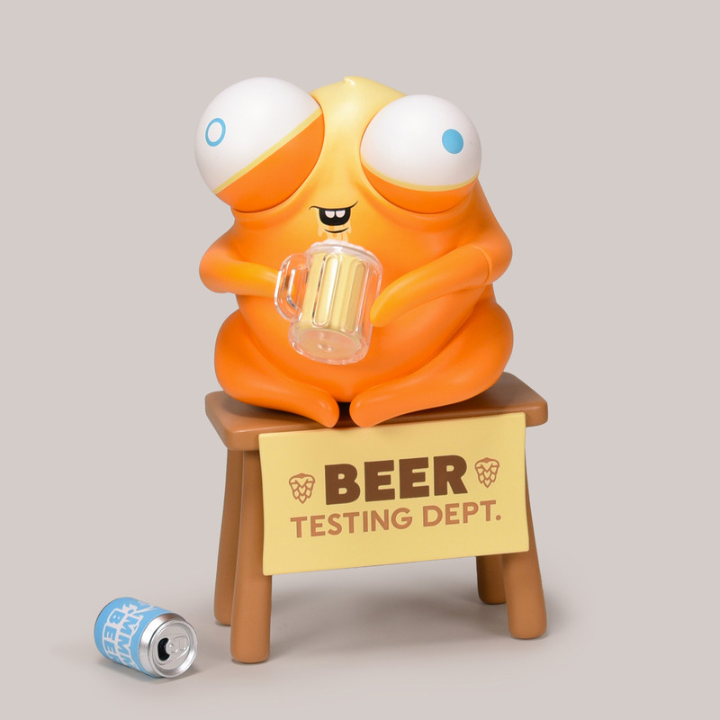 Beer Testing Dept. Vinyl Figure by Andrew Bell