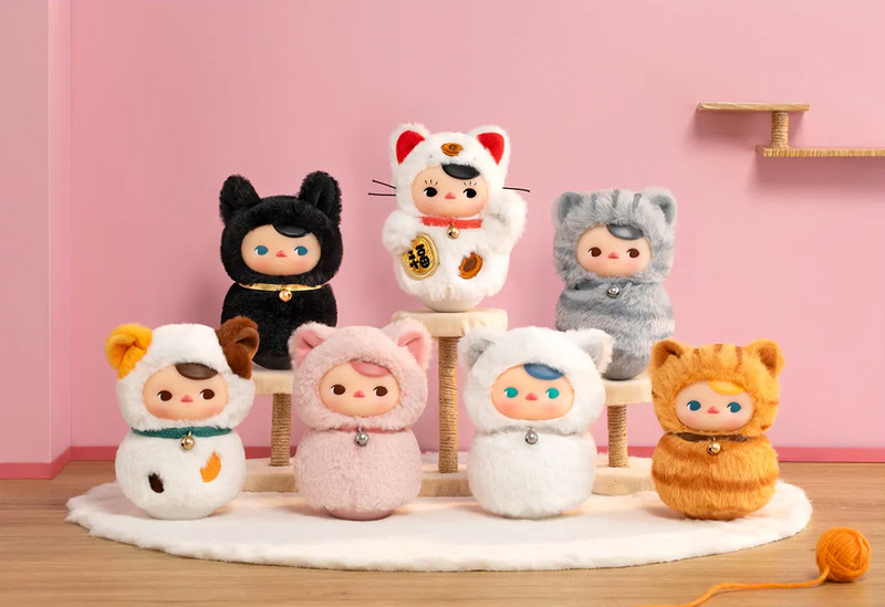 Pucky Roly-Poly Kitty Vinyl Plush Series Blind Box