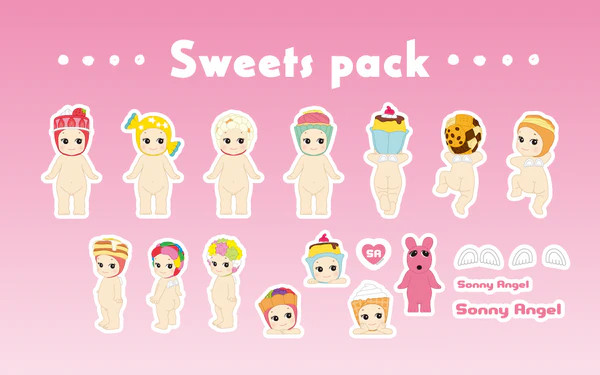 Sonny Angel Sticker Pack Series 2 Blind Box - myplasticheart