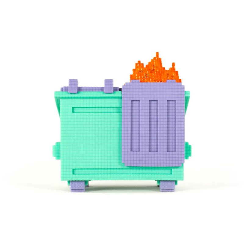 8-Bit Dumpster Fire by 100% Soft