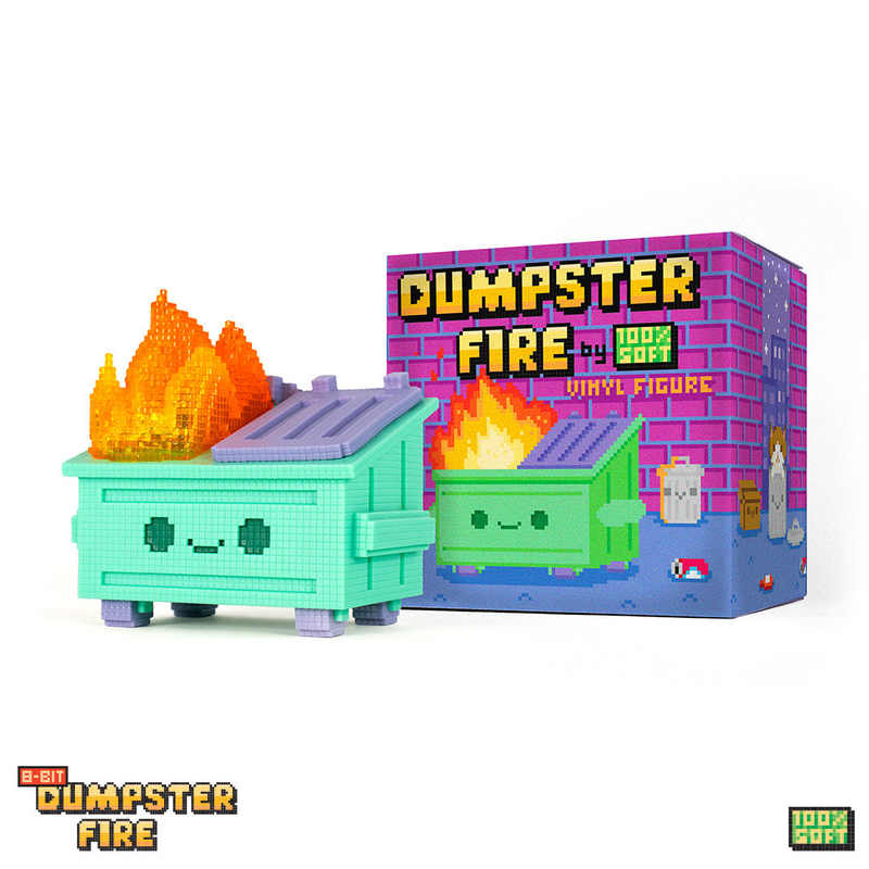8-Bit Dumpster Fire by 100% Soft