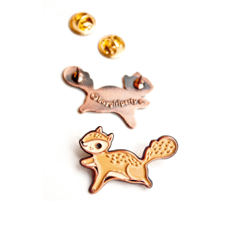 Flying Squirrel Enamel Pin