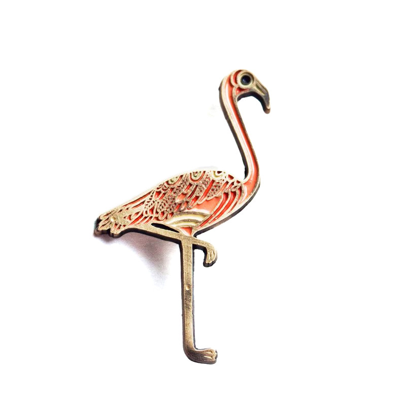 Flamingo Enamel Pin